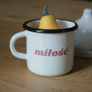 Kubek emaliowany Miłość