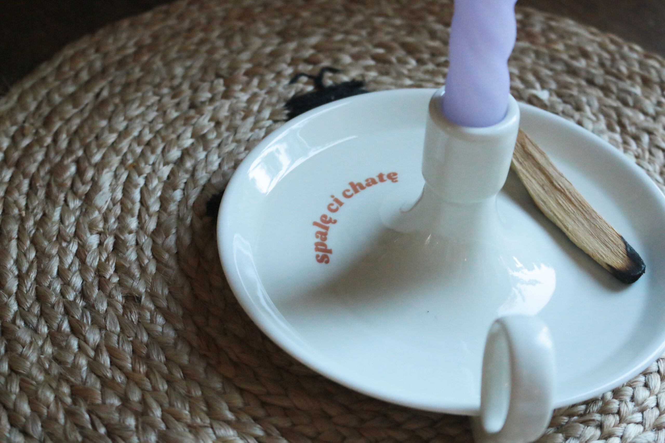 świecznik Spalę ci chatę